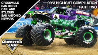 Monster Jam 2023 FULL HIGHLIGHT Reel Part 2  Monster Jam [upl. by Cailly]