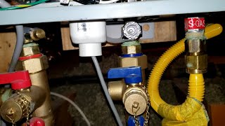 Man Tips Troubleshooting Rheem Tankless Hot Water Heater [upl. by Renfred653]