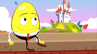 Humpty Dumpty Sat On A Wall  Nursery Rhyme with Lyrics [upl. by Eisak177]