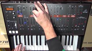 Behringer Odyssey  Quick Demo [upl. by Noimad]