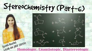 Stereochemistry Part6 Tricks to identify homotopic enantiotopic diastereotopic protons [upl. by Sherar944]