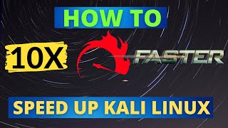 How To Increase Kali Linux Performance  10x  2021 [upl. by Llehcram916]