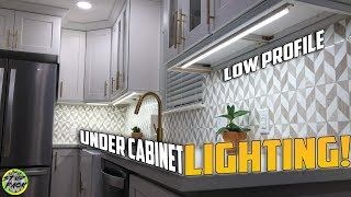 Installing Low Profile Under Cabinet LED Lighting [upl. by Brower]