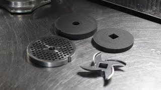 Sharpening a Meat Grinders Knife amp Plate [upl. by Erinn]