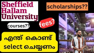 ALL ABOUT SHEFFIELD HALLAM UNIVERSITYLIVING EXPENSESjobsACCOMMODATIONmalayalam abees uk [upl. by Albright706]