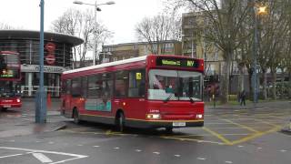 Londons Buses at Walthamstow Central 12Dec2014 [upl. by Remark]