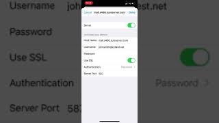 How to Enable SSL in Mail on Your iPhone [upl. by Nevar659]