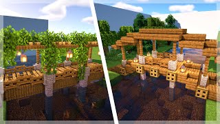 Minecraft 3 Simple Medieval Bridge Build Ideas and Designs [upl. by Garrard]