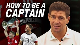 Steven Gerrard Reveals The Secret To Being A Captain [upl. by Leuqcar]