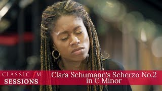 Isata KannehMason  Clara Schumanns Scherzo No2 in C Minor  Classic FM Session [upl. by Radu633]