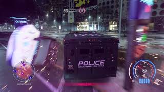 Need For Speed Heat  Police SWAT Van vs Maximum Heat Level Cops [upl. by Llabmik521]