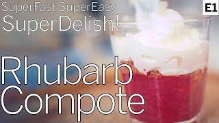 Rhubarb Compote Ridiculously Easy and Delicious Recipe [upl. by Margy]