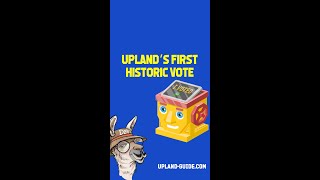 Historic vote in the Upland Metaverse [upl. by Eednim]