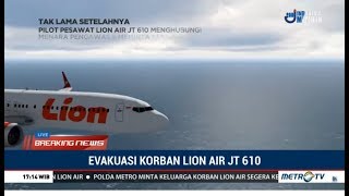 Detikdetik Jatuhnya Pesawat Lion Air JT610 di Perairan Tanjung Karawang [upl. by Amelita868]