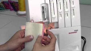 Bernina 700D Serger 23 Flatlock [upl. by Winnick]