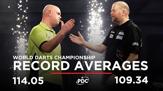 RECORDBREAKING AVERAGES Van Barneveld v Van Gerwen  2017 World Darts Championship [upl. by Cheria]