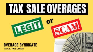 Tax Sale OveragesLegit or a Scam [upl. by Asilav]