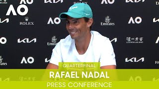 Rafael Nadal Press Conference QF  Australian Open 2022 [upl. by Navillus474]