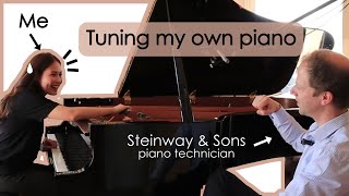 How to tune a piano  feat Steinway amp Sons piano technician Vinzenz Schuster [upl. by Anirhtak]