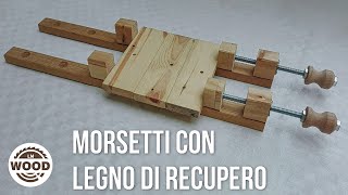 Morsetto in legno FAI DA TE  DIY wooden clamps [upl. by Nidla219]