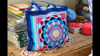 Bolso Mandala  Paso a paso en crochet [upl. by Dalli]