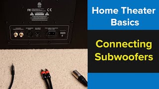 How to Setup a Subwoofer  Home Theater Basics [upl. by Bowra]