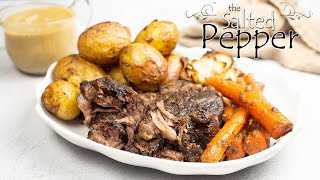 Pot Roast in the Ninja Foodi Grill  Keto Style amp Regular Style [upl. by Claudie]