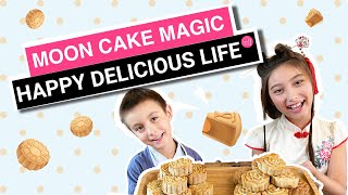 How to Make Traditional Chinese Mooncakes  Recipe by StrawberryBurger 10Year old  中秋节快乐🥮 [upl. by Novaat]