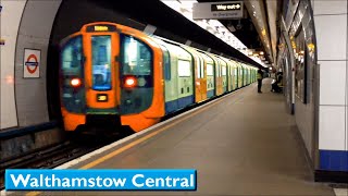 Walthamstow Central  Victoria line  London Underground  2009 Tube Stock [upl. by Yrrok]