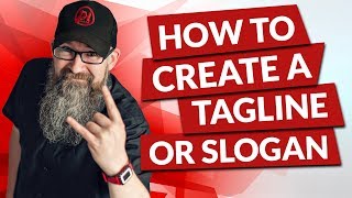 How to create a tagline or slogan [upl. by Pacorro]