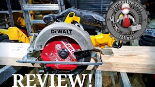 DEWALT 20 Volt 612 inCordless Circular Saw REVIEW DCS391B toolreviews dewalttoolreviews saws [upl. by Leuqcar]