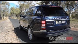 2013 Range Rover Vogue SE SDV8 engine sound and 0100kmh [upl. by Labinnah]