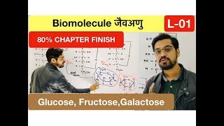 biomolecule class 12 chemistry part 1 जैव अणु explained in hindi by ashish sir [upl. by Oisacin356]