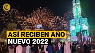 AÑO NUEVO 2022 Asombrosos fuegos artificiales en Japón Australia y China [upl. by Ashla]