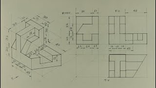 Orthographic Projections  Engineering Drawing  Technical drawing [upl. by Virgilio]