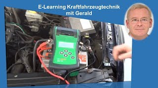 Batterietest mit Batterietester Bosch BAT131 Batterie Fahrzeugbatterie Starterbatterie [upl. by Blase139]