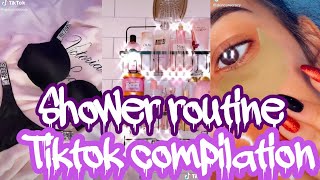 Shower routine tiktok compilation part 2 🚿😍 [upl. by Swithbart]