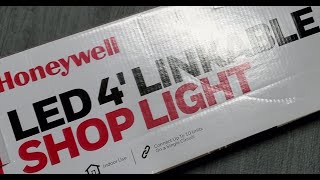 Honeywell LED 4 Linkable Shop Light Review  SH450505Q120 [upl. by Rheinlander]