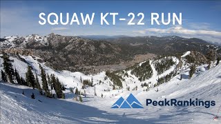 Squaw Valley KT22 Run [upl. by Aleyam55]