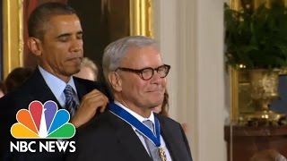 Tom Brokaw Receives Medal Of Freedom  NBC News [upl. by Ahsimat]