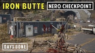 Rogue Tunnel NERO Checkpoint Iron Butte  Fuel amp Speaker Location  Days Gone [upl. by Asselem]