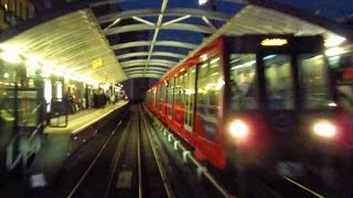 Docklands Light Railway time lapse from Lewisham to Bank [upl. by Eocsor]