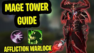 Affliction Warlock Mage Tower Guide Dragonflight [upl. by Mountfort875]