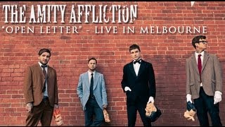 The Amity Affliction  Open Letter LIVE [upl. by Llevad]