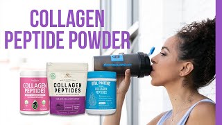 5 Best Collagen Peptides Powders  AntiAging Solution [upl. by Raddi642]