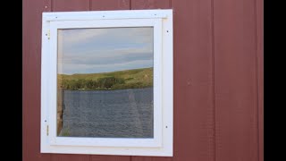 DIY easy to build window from PVC [upl. by Sundin]