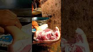 Fresh pork curry shorts pork meat trending pig viral food TamilFoodOfficial [upl. by Ahsinar596]