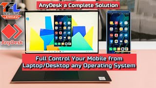 How to Control Mobile from Computer using AnyDesk  Full Control on Mobile to PC  Any desk remote [upl. by Soni]