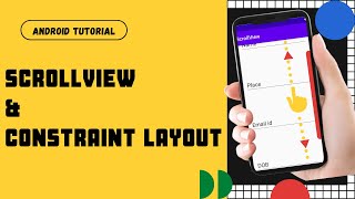 How To Use ScrollView in Android  Scroll View And Constraint Layout  Android Studio Tutorial [upl. by Oznarol588]