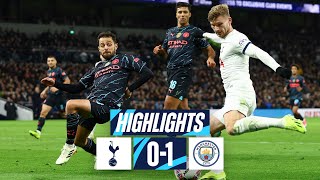 TOTTENHAM HOTSPUR 01 MAN CITY  FA CUP HIGHLIGHTS [upl. by Atokad723]